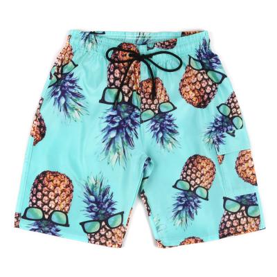 China 2021 Breathable Hot Sales Kids Loose And Quick-drying Shorts Gradient Color Beach Swimming Shorts for sale