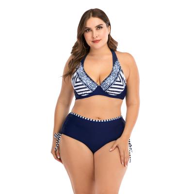 China 2022 NEW European and American fat women's big cup steel bracket steel bracket breathable SWIMSUIT SETS for sale