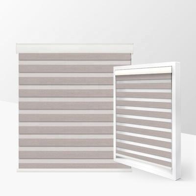 China RunChen Modern Classic Fabric Vertical Zebra Blinds Shades Fabric Polyester Blackout Zebra Blinds Fabric for sale