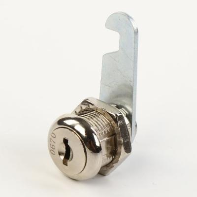 China Housing and cylinder zinc alloy diecast zinc alloy hardware fitting L25mm cylinder cabinet cam lock for machine for sale