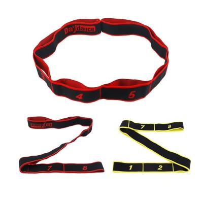 China Durable New Arrival Yoga Exercise Training Rope Stretch Belt Custom Yoga Rope for sale