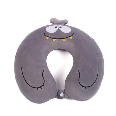 China Cute Magnetic Neck Support U Shape Pillow Memory Foam Travel Neck for sale