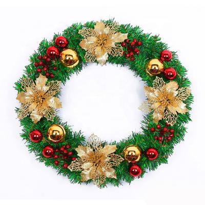 China Top Quality Eco - Friendly Christmas Door Hanging Wreath Window Props Background For Christmas Decorations for sale