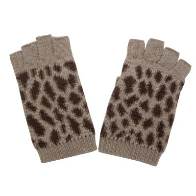 China Cashmere Comfortable Wholesale Women Winter Half Finger Gloves For Daily Life for sale