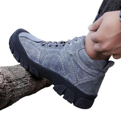 China Cheap Wholesale Anti-Static Price Men Work Safety Shoes Sports Boots With Steel Toe And Steel Plate for sale