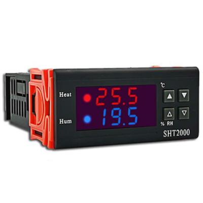 China SHT2000 Digital Thermostat Aquarium Incubator Seafood Machine Temperature and Humidity Controller SHT-2000 for sale