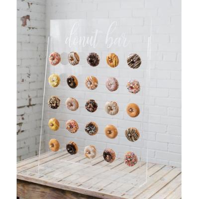 China Modern Custom Clear Acrylic Donut Display Rack for sale