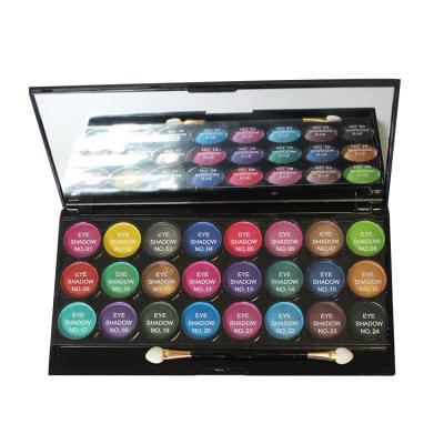 China Waterproof 24 Colors Gliltter Eyeshadow Matte Eye Shadow Shimmer and Shine Make Up Palette Set Cosmetic for sale