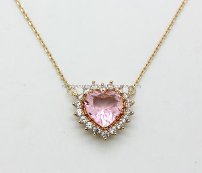 China Wholesale FASHIONABLE Zircon Crystal Heart Necklace Pendant new come for sale