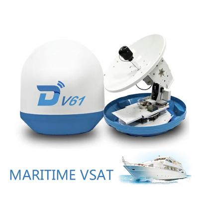 China Ditel V61 vsat ku band 63cm Portable Boat Internet Satellite Dish Auto Outdoor Wireless Marine Antennas for Ditel V61 Communications for sale