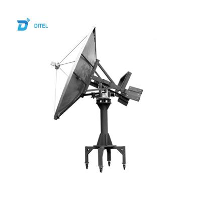 China GRP/White Ditel S241 240cm C and Ku Large TV 3 Axis Satellite Antenna Mobile Marine Auto Satellite Dish Antenna For Boat for sale