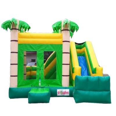 China 2021 Commercial High Strength Inflatable Bounce Digger House With Inflatable Slide for sale