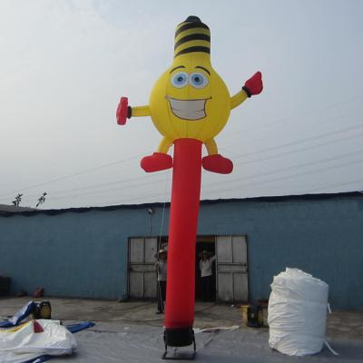 China Outdoor Advertising Durable Inflatable Sky Man Mr.Welcome With Inflatable Blower Air Dancer for sale