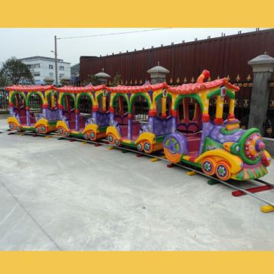 China 3-12 Years Amusement Park Rides Toy Electric Train Sets Tourist Electric Train For Kids Park for sale