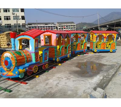 China 3-12 Years Hot Selling Classic Amusement Park Rides Train Adult Electric Rides Electric Train Set for sale