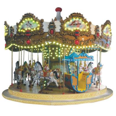 China 3-12 Years Merry Fairground Christmas Go Round Carousels For Sale Marry To Go Round for sale