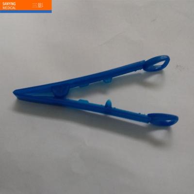 China Medical Surgical Sterile Round Form Disposable Plastic Forceps for sale