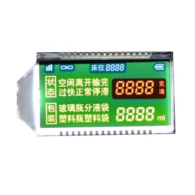 China Meter Factory Custom Round Shape Square Segment LCD Display for sale