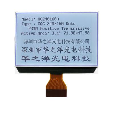 China ODM best quality standard product monochrome 240x160 lcd display module 3.7inch graphics for sale