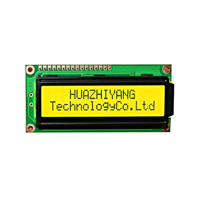 China High Quality Industrial Application STN Black 2x16 Standard Product Character LCD Display for sale