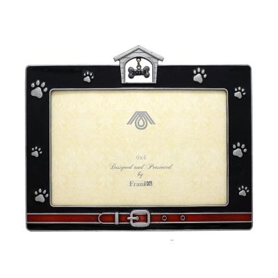 China 4x6 Pet Picture CHRISTMAS DOG PAWS METAL PICTURE PICTURE FRAME Christmas Decoration for sale