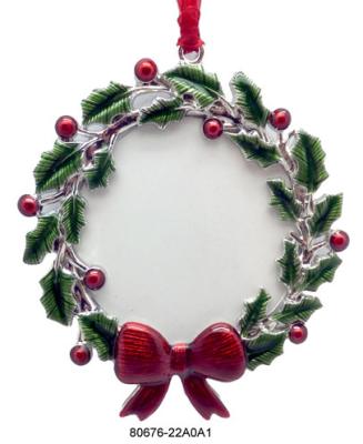 China PROMOTIONAL Metal CHRISTMAS DECO HOLLY LEAVE ORNAMENT for sale