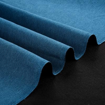 China Breathable H759 Chinese Suppliers linen polyester microfiber greige bags curtain sofa fabric luxury for sale