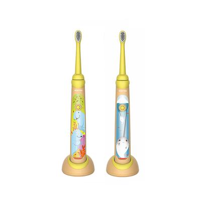 China Lebooo Children Electric Toothbrush Children Battery Operated Soft Bristle Silicone Toothbrush for sale