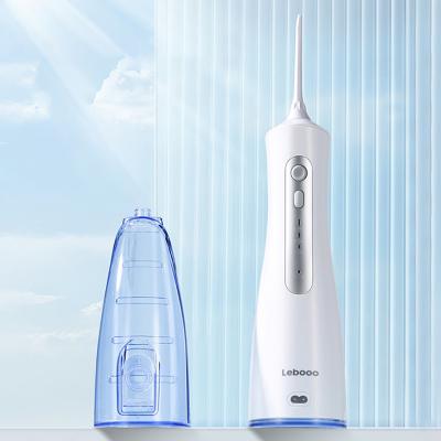 China Lebooo Outdoor New Arrival USB Care Rechargeable Oral Health Irrigator Mini Portable Whitening Water Flosser for sale