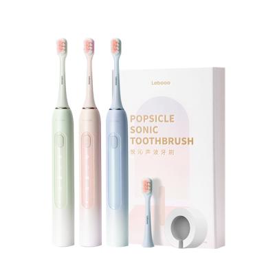 China Professional Dupont Bristle Manufacturer Gradient Color Smart Sonic Toothbrush Adult Rechargeable Electronic Toothbrush for sale