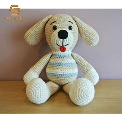 China Custom crochet dog amigurumi plush doll amigurumi handmade crochet toys for sale