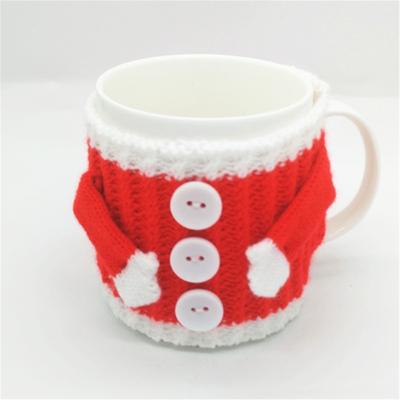 China Viable Cozy Knitted Funny Winter Sweater Mug Cup Cooler Cup Ceramic Blanket for sale