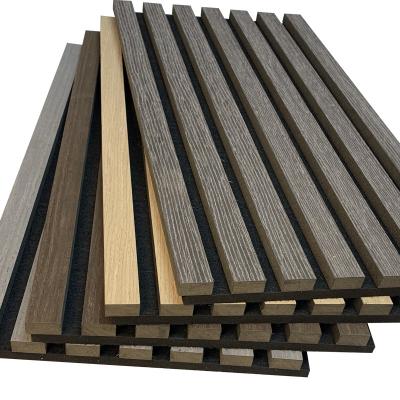 China Traditional Modern Classic Guangdong Shandong Woodupp Manufacturer Guangdong Shandong Woodupp Industrial Fiber Studio Sound Insulation Wood Slat Customizable Sound Barrier for sale