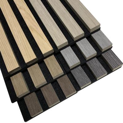 China Black Wood Slat Traditional Modern Classic Industrial Hot Selling Good Price Acoustic Panels for sale