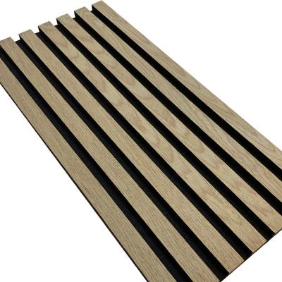 China Highly Effective Sound Absorption Manufacturers Direct Selling Wood Slat Panel Material Acoustic Panels For Noise Reduction for sale