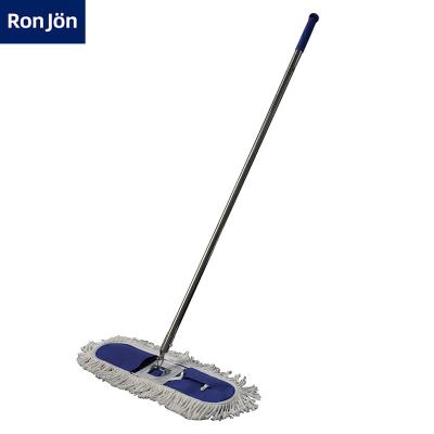 China Wholesale Sustainable Household Cleaning Heavy Duty Cotton Mop Pocket Flat Fringe Dust Mop For Floor Cleaning for sale