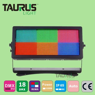 China Club Disco DJ Bar Stage Lighting Waterproof Outdoor Cyclone 1320 SMD RGBW 4 In 1 Color LED Flash Strobe Light Stage Lights for sale