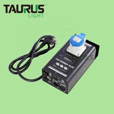 China DMX addresss can be set between 001-512 1 Channel Dimmer Pack DMX 512 Digital Lighting Console Controller for sale