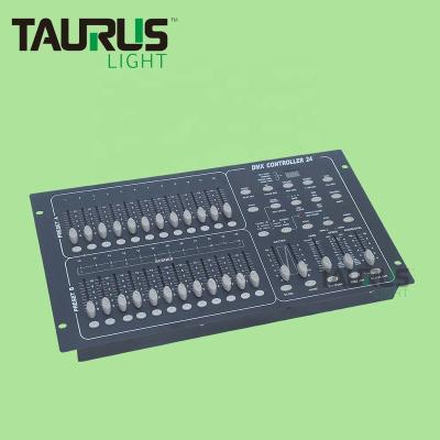 China Programmable Control Lights 24CH DMX Console Controller For Beam Par Moving Head Light for sale