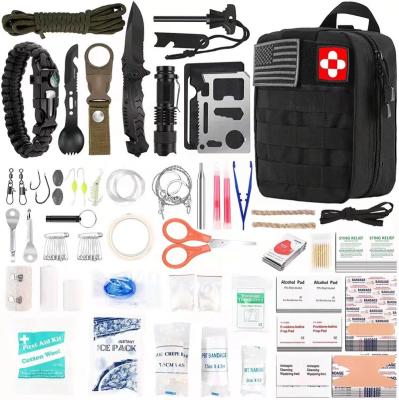 China JK-B-008 Men's Gift 500pcs Outdoor Camping Survival Gear First Aid Kit Earthquake Emergency Emergency Survival Kit Outdoor Camping Hiking Travel for sale