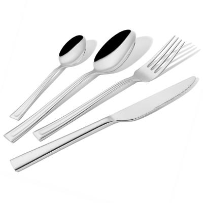 China Sustainable New Arrival 4/16/24 Pcs Custom Stainless Steel Flatware Set for sale