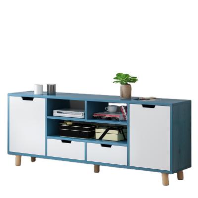 China Blue white (the other) wooden modern adjustable TV stand for living room for sale