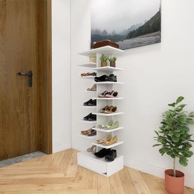 China Other Nordic Cheap Price Outdoor Wooden Open Storage Shoe Cabinet for sale