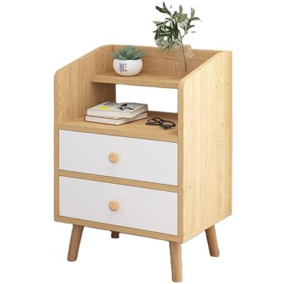 China Bedside cabinet (others) of adjustable bedroom furniture/nightstand/bedside table/cheap wooden nightstand for sale