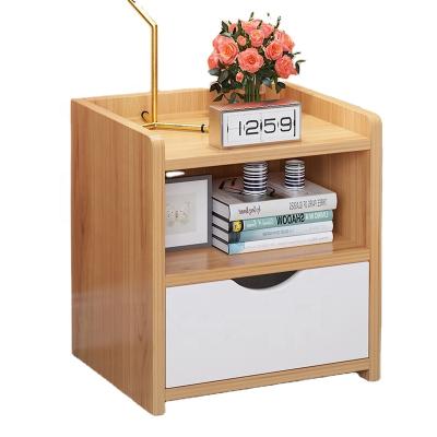 China (Others) hot sale cheap adjustable nightstand bedside cabinet panel furniture with drawers with wholesale price for sale