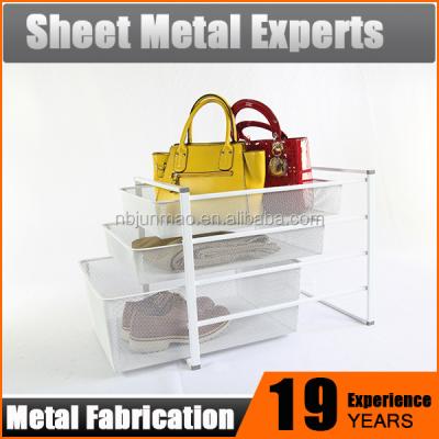 China Quality Sustainable Portable Cheap Metal Assembly DIY Wire Locker Utility Drawer For Storage for sale