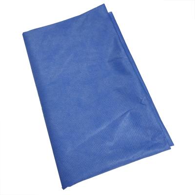 China Sms Waterproof Nonwoven Waterproof Soft Nonwoven Polypropylene Textile Blue White Home Hospital Laminated Breathable Anti-Static for sale