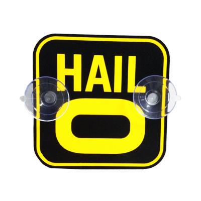 China Windshield Stickers HAILO Light Up Car Light Orange Glowing Sign Radio Light With Suction Cups For Windshield for sale