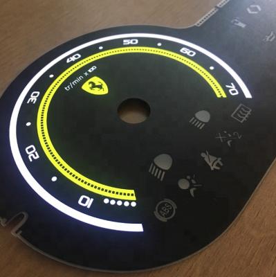 China High Brightness EL Car Gauge Glowing High Quality Customized Acceptable ND for sale