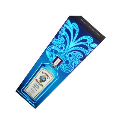 China Bottled Beverage EL Lighting Packaging Case, Accented Wine Packaging, Illuminated Display Box for sale